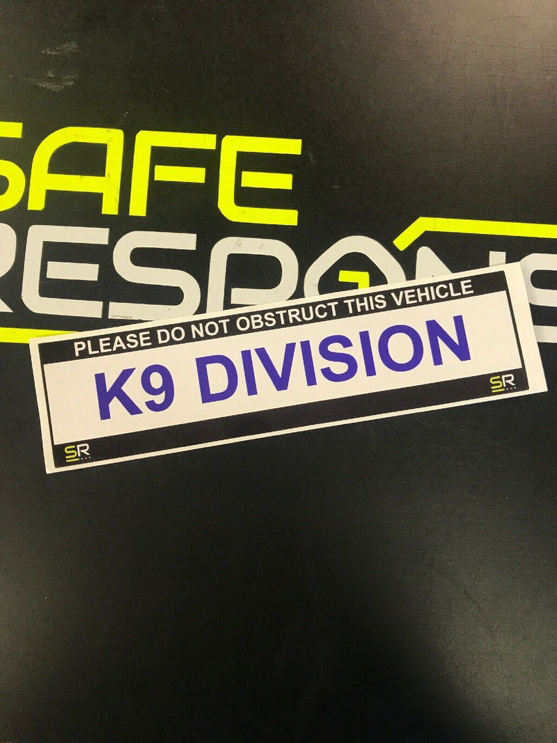 245mm Sticker - K9 Division - ST24556