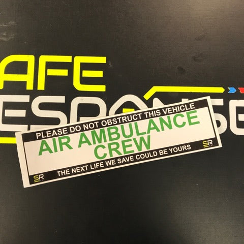 245mm Sticker - Air Ambulance Crew - ST24558