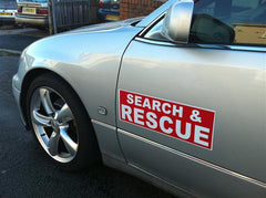 Search and Rescue with Red Background (MG065)
