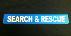 Search and Rescue with Blue Background (MG066)