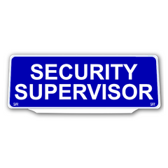 Univisor - SECURITY SUPERVISOR - Blue Background White Text - UNV243