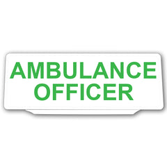 Univisor - Ambulance Officer - White with Green Text - UNV014