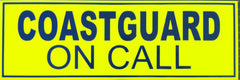 Coastguard on Call with Bright Yellow Background (MG063)