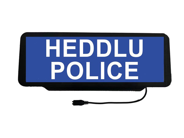 LED Univisor - Heddlu Police - welsh police service - LEDUNV-023