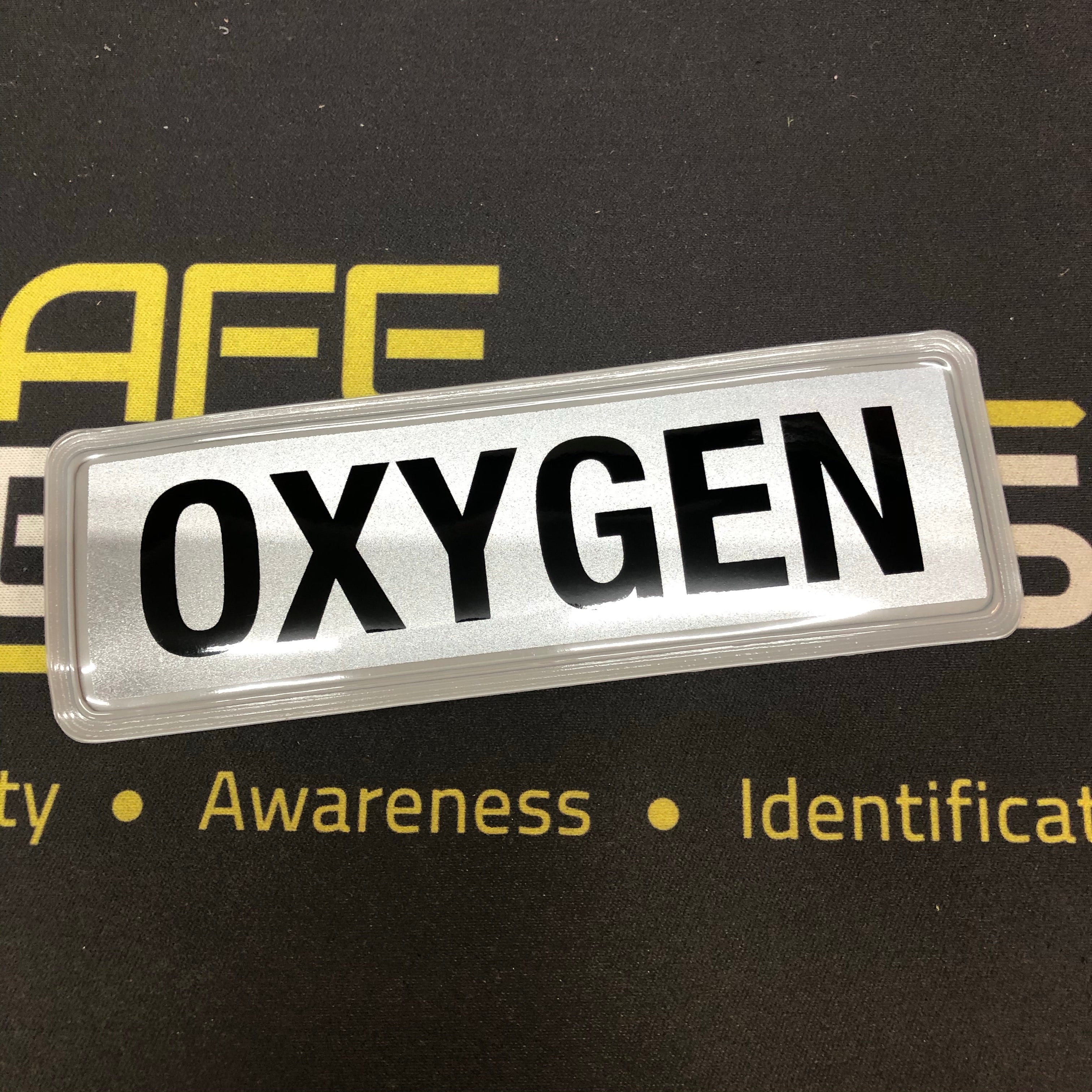 OXYGEN - Digitally Printed Encapsulated Badge – Safe Response UK