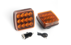Wireless Rechargeable Magnetic Amber Warning Lights