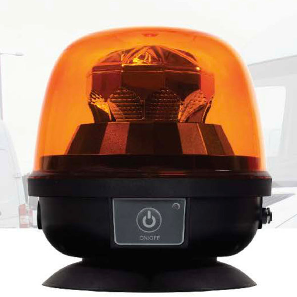 Rechargeable LED Battery Powered Amber Magnetic Base Beacon