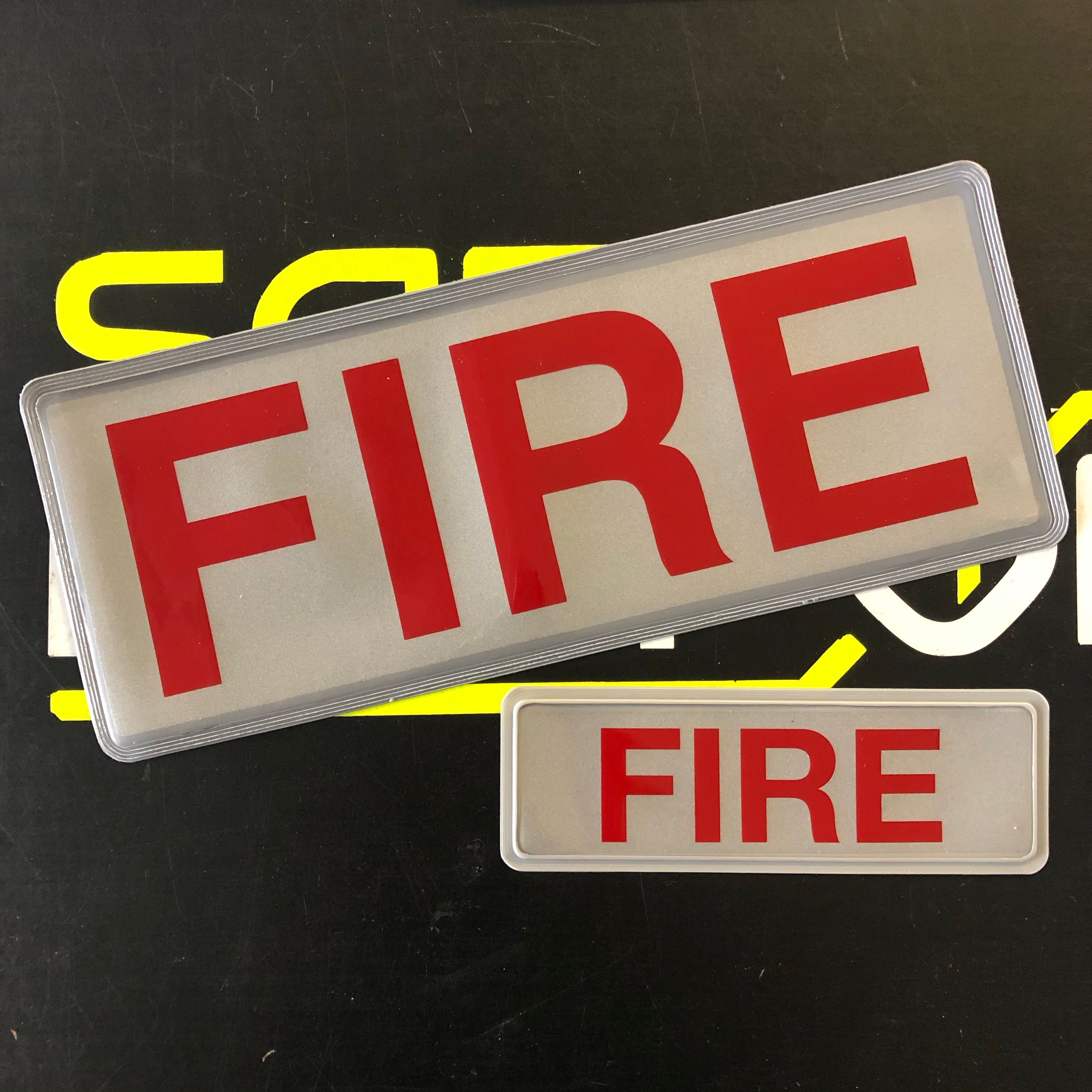 FIRE - Digitally Printed Encapsulated Badge
