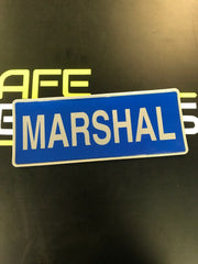 Reflective Badge - MARSHAL Badge Set