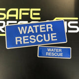 WATER RESCUE - Digitally Printed Encapsulated Badge
