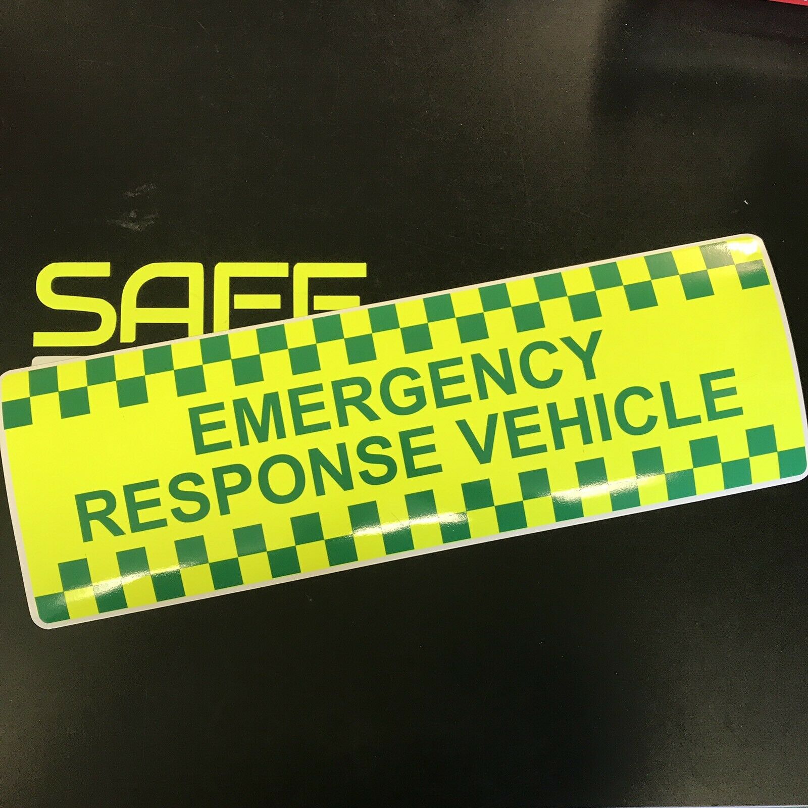 EMERGENCY RESPONSE VEHICLE Battenburg Design Safe Response UK