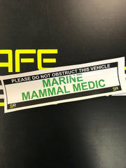 Sticker MARINE MAMMAL MEDIC ST24581