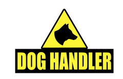 Sticker DOG HANDLER 200mm ST0062 Pair
